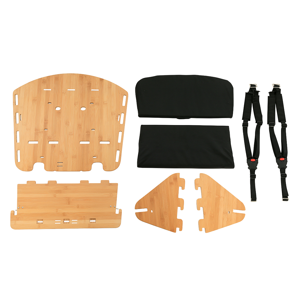 Open Loader Seat Kit || 3 Ply || Supercargo || Includes Soft Spot, 2 Seatbelts, Bamboo Seat and backboard